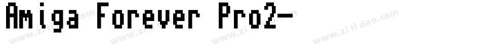 Amiga Forever Pro2字体转换